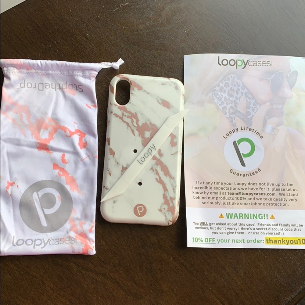 New Loopy case - Pink Marble iPhone XR